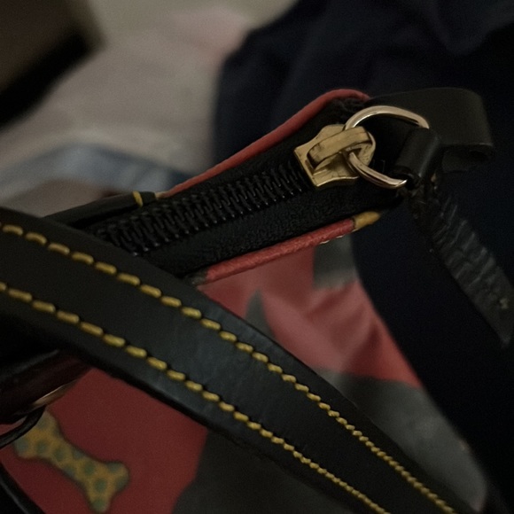 Dooney & Bourke Scottie Dog Large Tassel Zip Bag - Picture 8 of 8